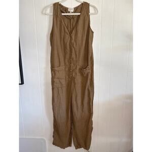 Lou & Grey 100% Linen jumpsuit medium